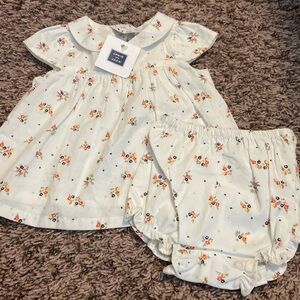 NWT Janie and Jack 2 piece bloomer set 6/12 months